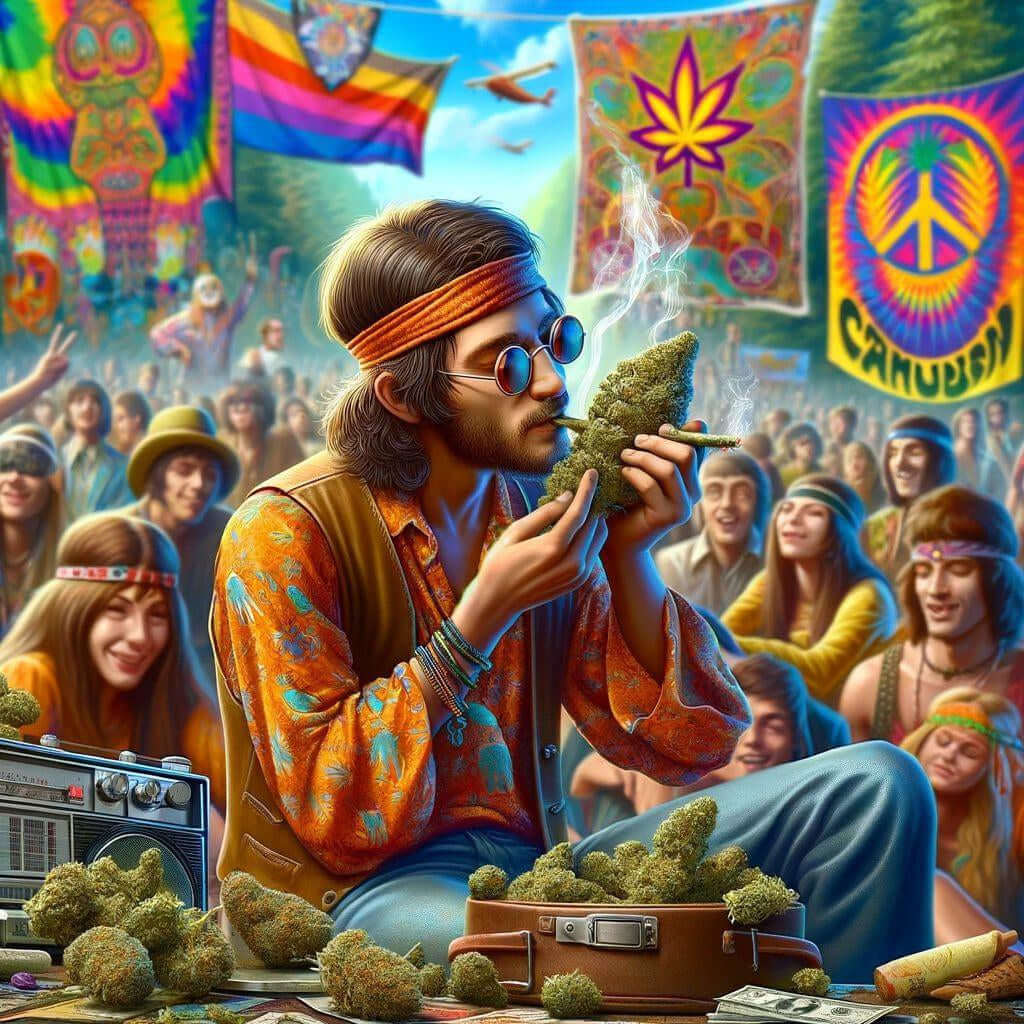 Cannabis in the 1960s: The Counterculture Movement and Psychedelic Revolution