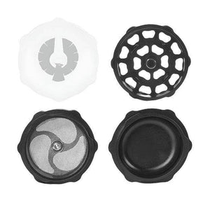 Limited Edition Eclipse Moon Grinder featuring a white and black design, perfect for cannabis enthusiasts.