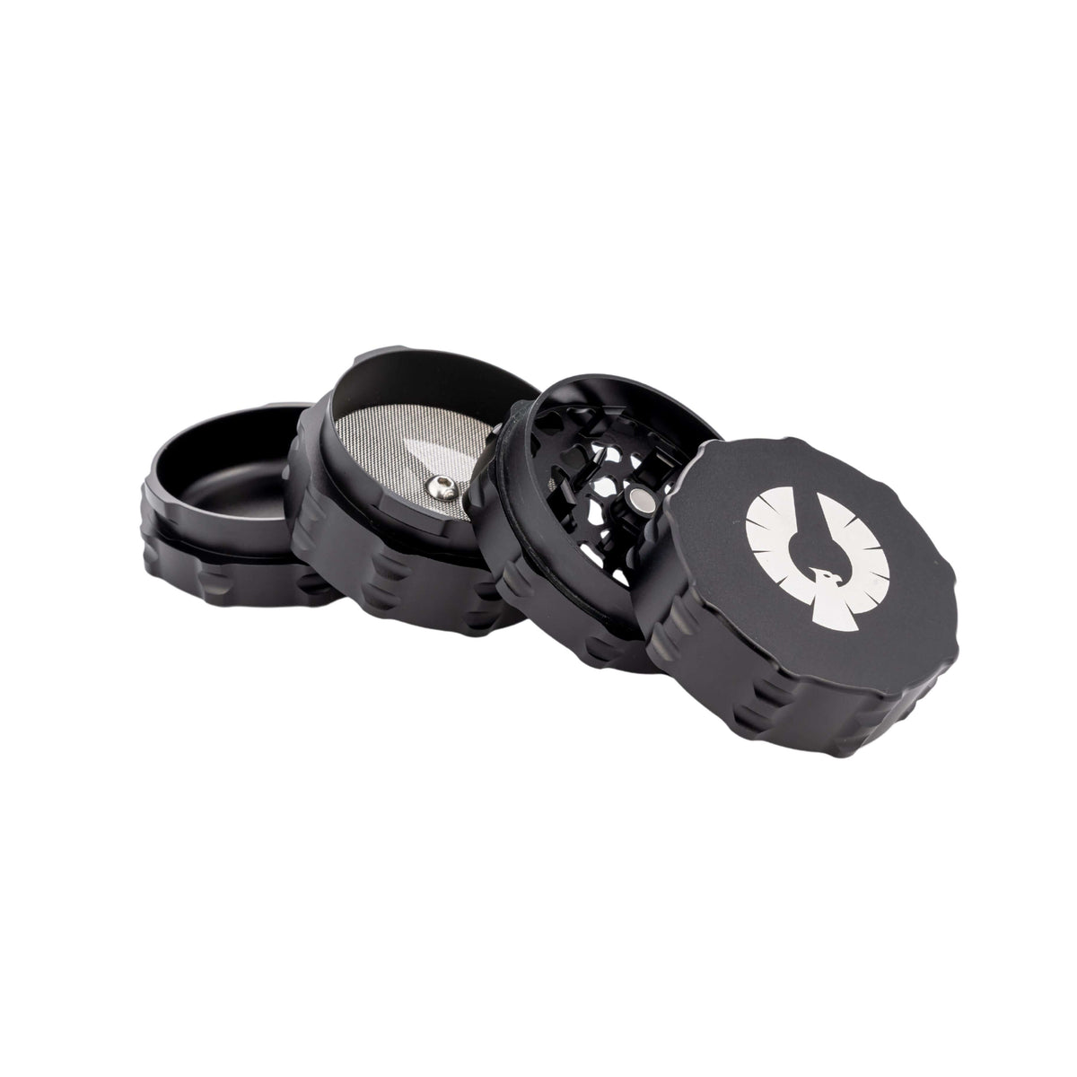 4 Piece Medium Grinder from Phoenician, crafted from aerospace-grade aluminum for top herb grinding performance.