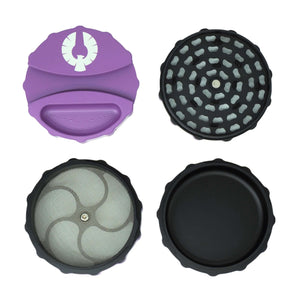 Celestial Surge purple herb grinder - 4 pieces