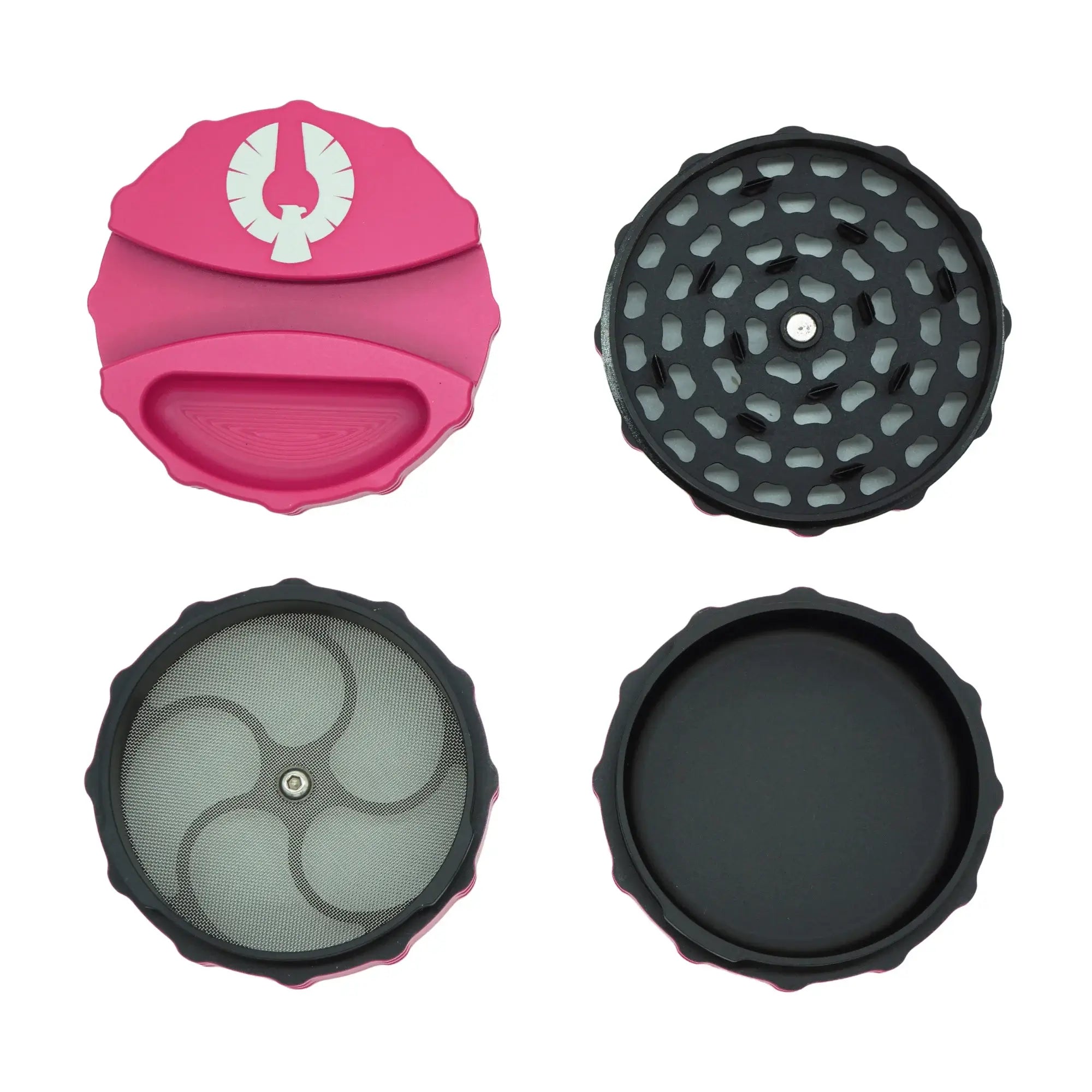 Cosmic Pulse pink herb grinder - 4 pieces