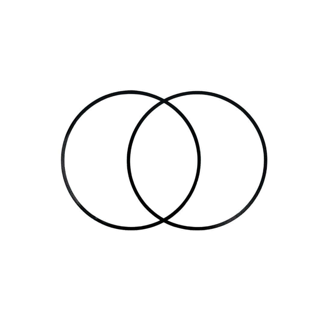 Set of 2 replacement Lexon rings designed for custom weed grinders for dispensaries.